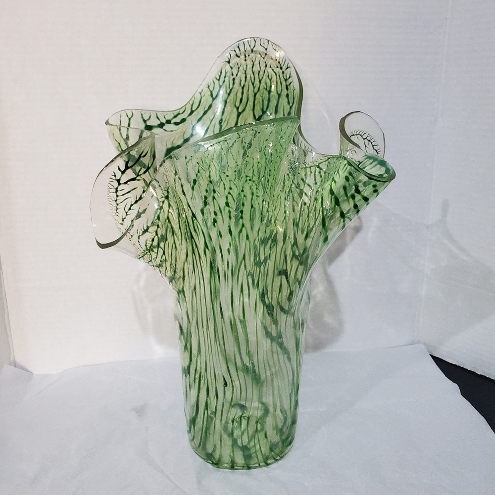 Recycle Art Vase Florida Ocean Plastic Bottles Signed by Artist 🎨 Todd Lynd 👀